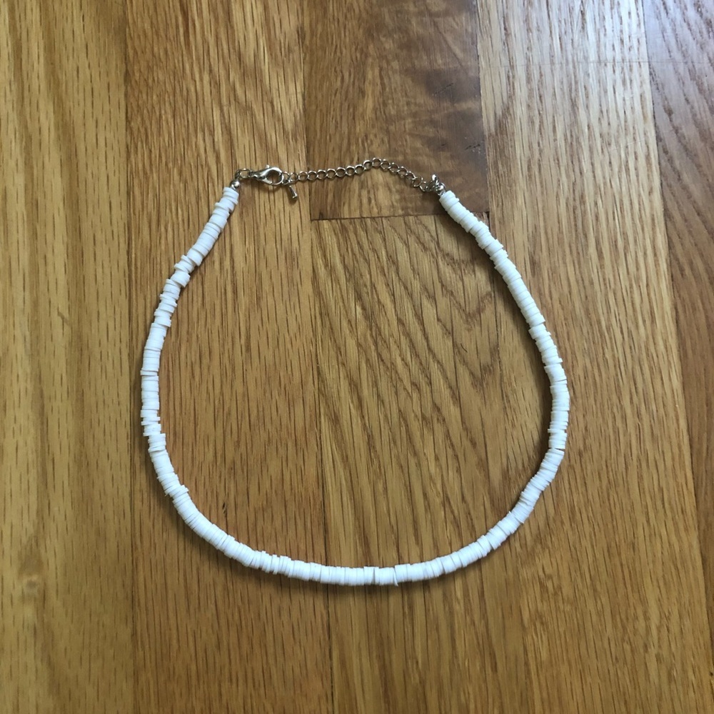 White Beaded Necklace